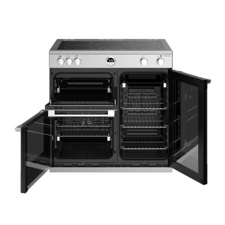 Stoves Sterling S900 Ei Range-fornuis Electrisch Inductiekookplaat zones Roestvrijstaal DHZ2333 - Afbeelding 3
