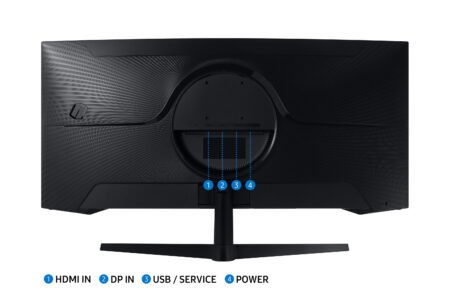 Samsung 34" Odyssey G5 G55T UWQHD 165Hz Gaming Monitor EWO2784 - Afbeelding 20