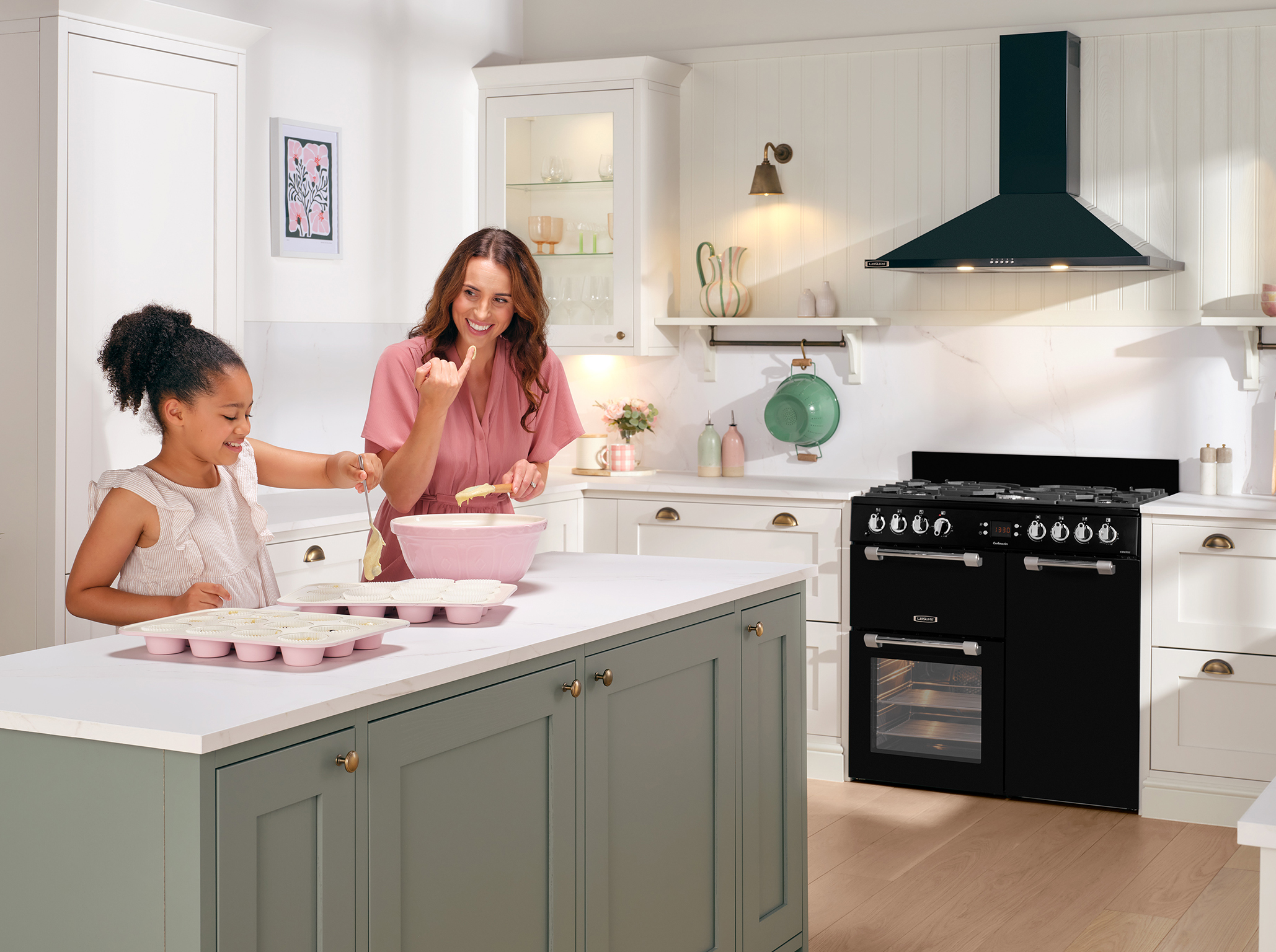 Leisure CK90F232K fornuis Vrijstaand fornuis A Electrisch/Gas Gaskookplaat Zwart DHZ2336 - Afbeelding 8