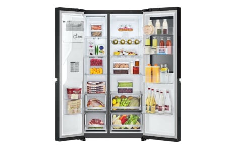 LG InstaView GSGV80EPLD amerikaanse koelkast Vrijstaand 635 l D Zwart, Grafiet ewo91025202 - Afbeelding 4
