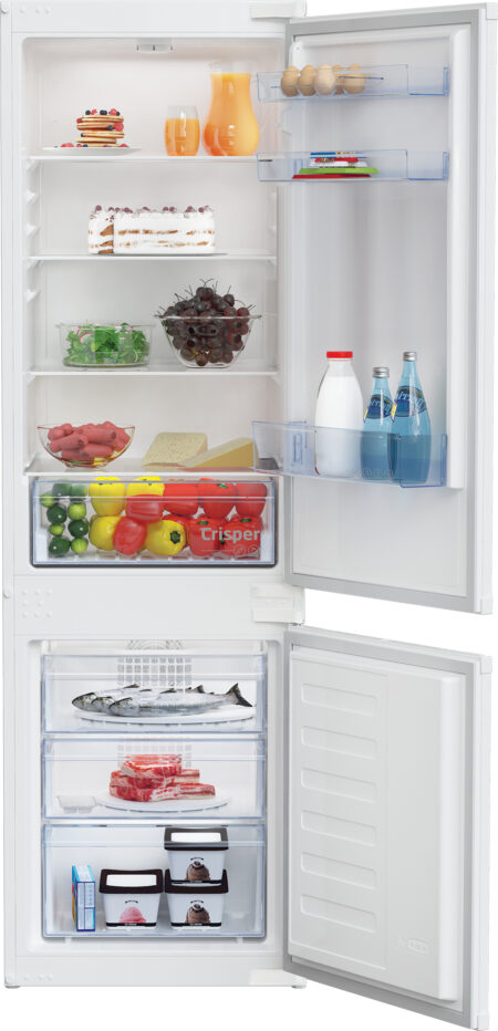 Beko BCHA275K41SN koel-vriescombinatie Ingebouwd 262 l E Wit - Afbeelding 6