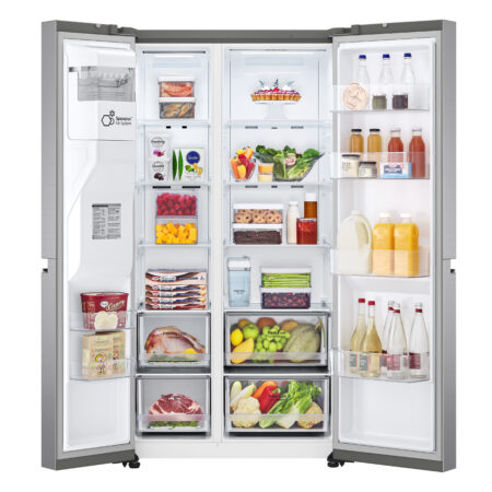 LG GSLV71PZTD amerikaanse koelkast Vrijstaand 635 l D Metallic, Zilver - Afbeelding 3