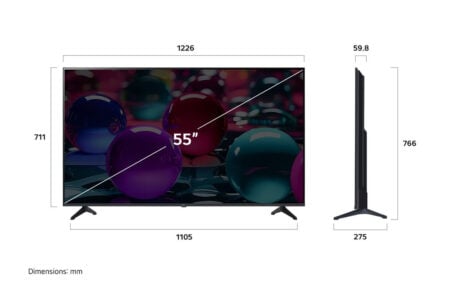LG UHD AI 55UA73003LA tv 139,7 cm (55") 4K Ultra HD Smart TV Wifi Zwart - Afbeelding 5