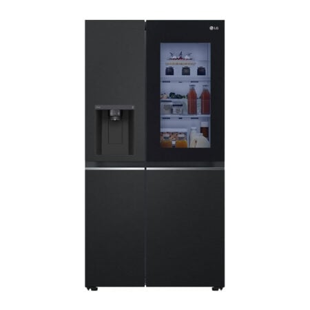 LG InstaView GSGV80EPLD amerikaanse koelkast Vrijstaand 635 l D Zwart, Grafiet ewo91025202