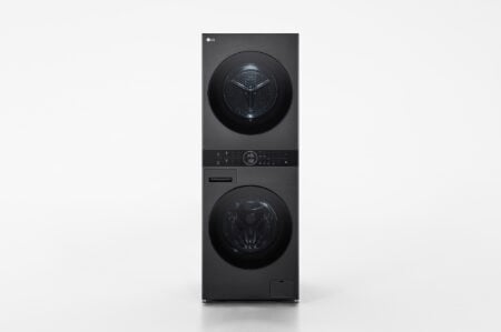 LG WT1210BBF Was-droogcombinatie Vrijstaand Voorbelading Zwart C