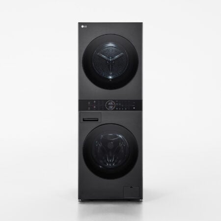 LG WT1210BBF Was-droogcombinatie Vrijstaand Voorbelading Zwart C