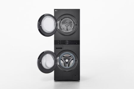 LG WT1210BBF Was-droogcombinatie Vrijstaand Voorbelading Zwart C - Afbeelding 3