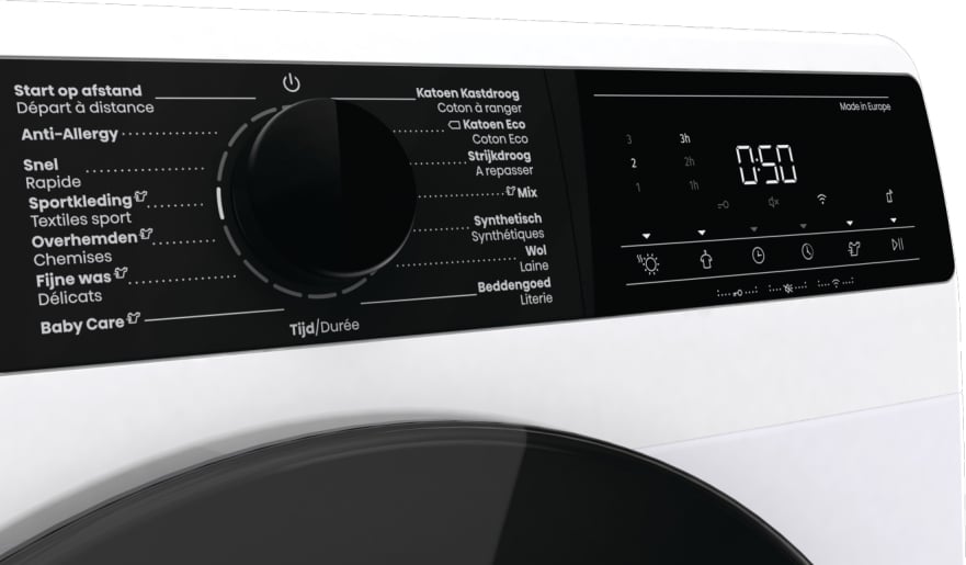 Hisense DH5V13UW wasdroger Vrijstaand Voorbelading 10 kg Wit - Afbeelding 10