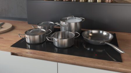 ETNA KIF880ZT kookplaat Zwart Ingebouwd 80 cm Inductiekookplaat zones 5 zone(s) - Afbeelding 9