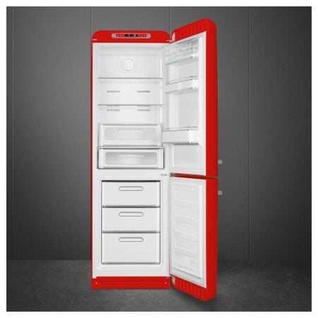 Smeg FAB32RRD5 koel-vriescombinatie Vrijstaand 331 l D Rood - ACTIE! - Afbeelding 2