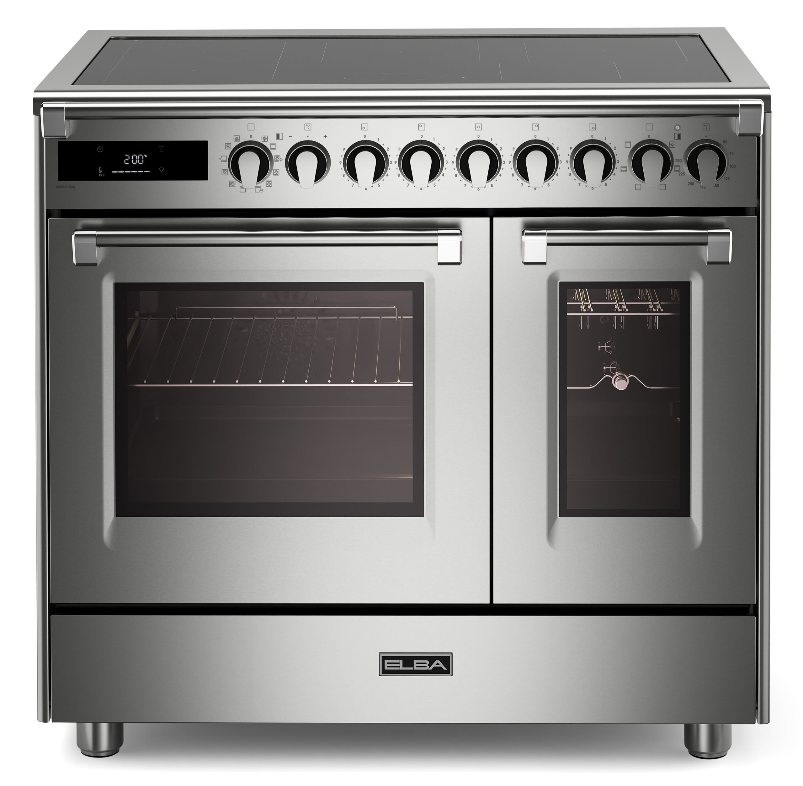 Elba EBS 965T IMXX RVS 90 cm inductiefornuis