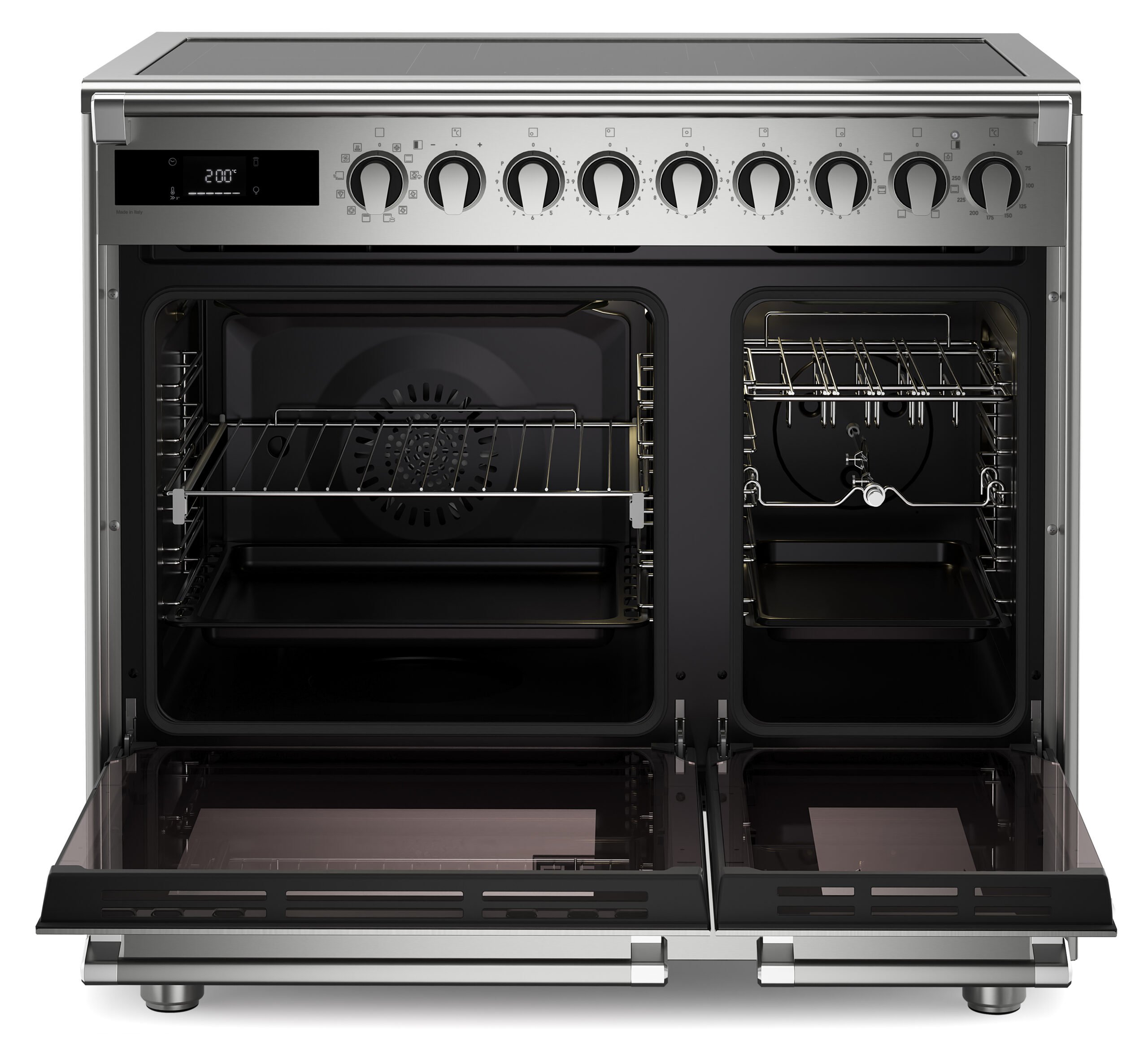 Elba EBS 965T IMXX RVS 90 cm inductiefornuis - Afbeelding 2