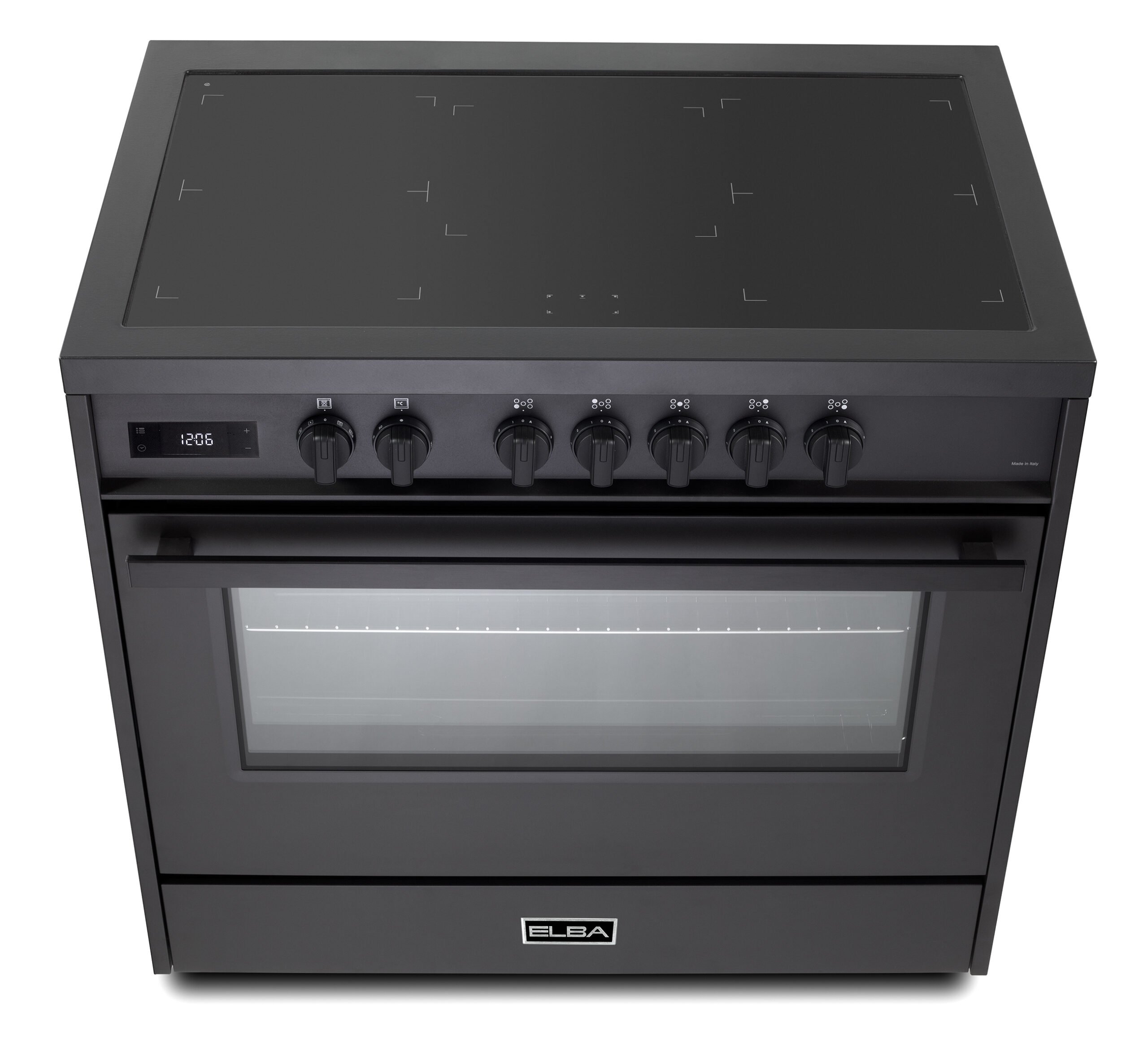 Elba EX 965 IMLAA 90cm antraciet inductiefornuis - Afbeelding 4