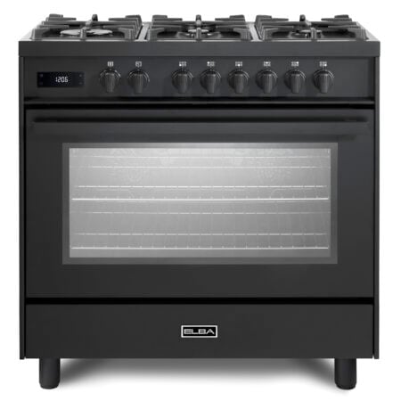 Elba EX 966 MLAA 90cm antraciet gasfornuis