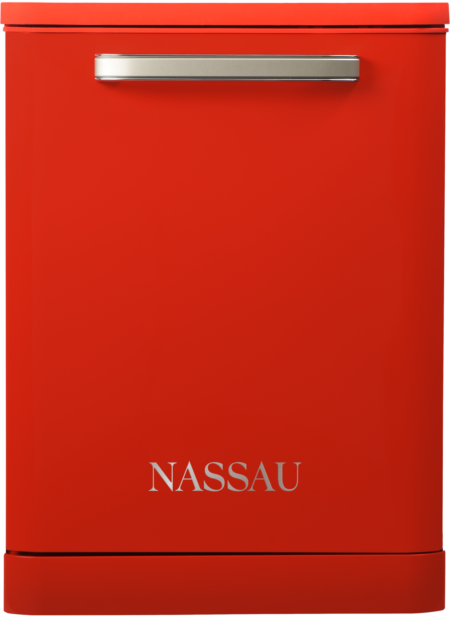 Nassau RVW6000ROO - Retro Vaatwasser - Vrijstaand - Rood-  5 jaar garantie