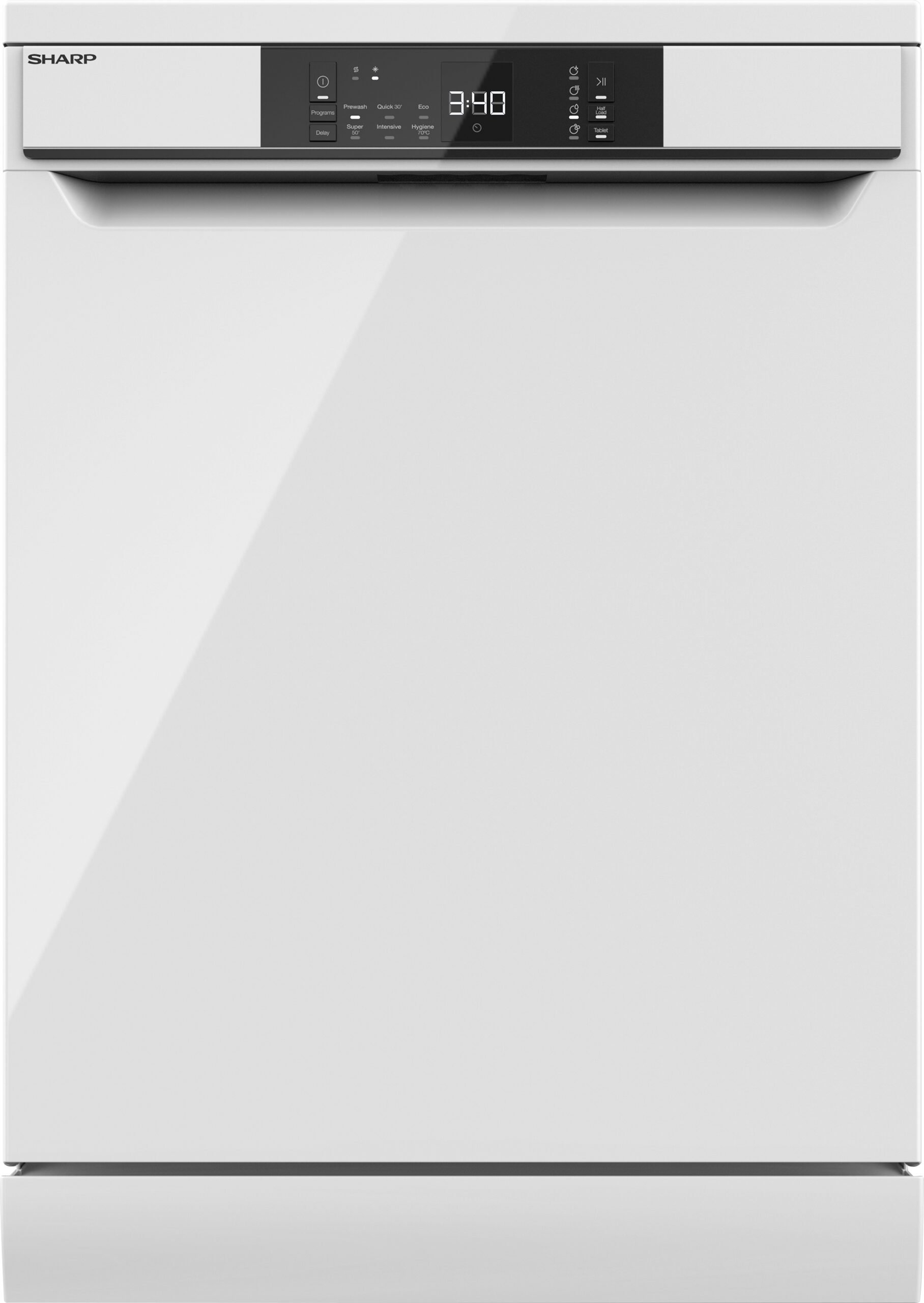 Sharp QWNA1DF45EWEU Vrijstaand 15 couverts E - Afbeelding 8