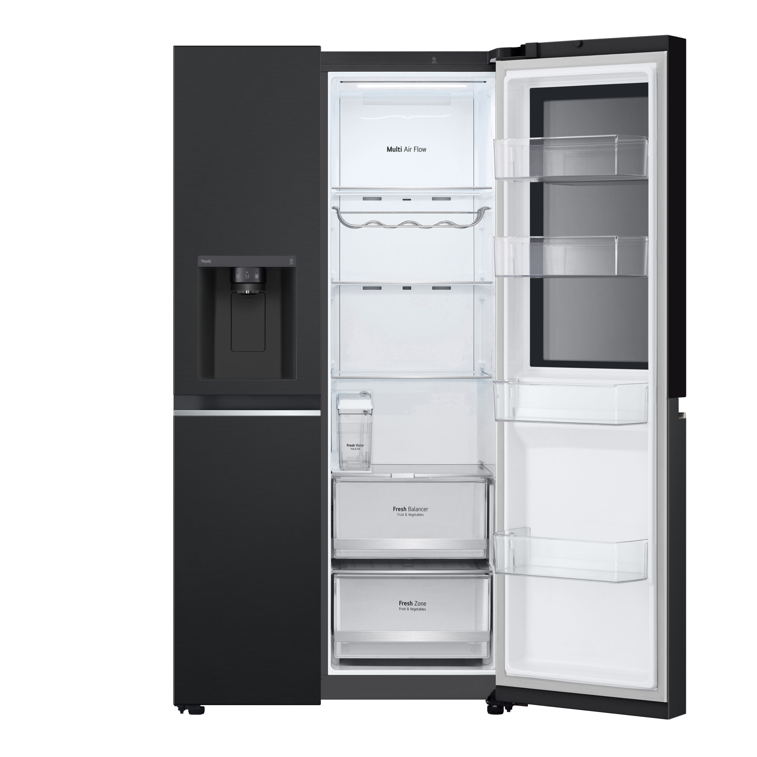 LG InstaView GSGV81EPLL amerikaanse koelkast Vrijstaand 635 l E Zwart - Afbeelding 15