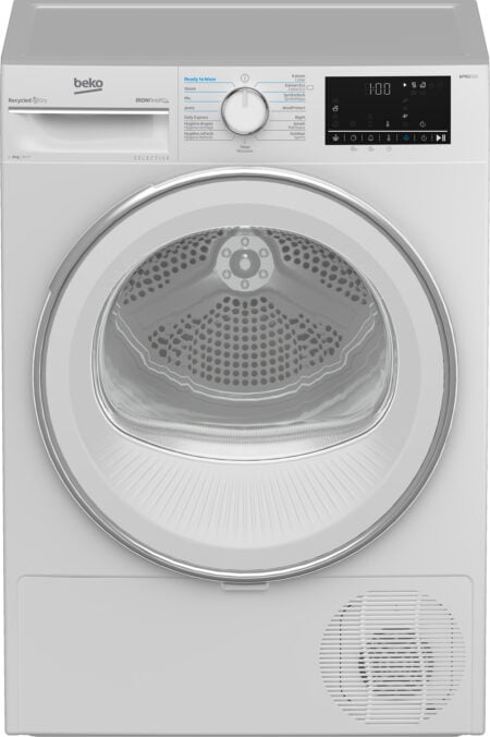 Beko B5T68243W2 wasdroger Vrijstaand Voorbelading 8 kg Wit DHZ2527