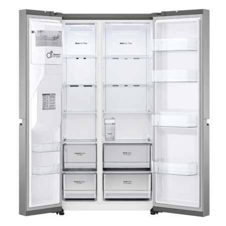 LG GSLV71PZTD amerikaanse koelkast Vrijstaand 635 l D Metallic, Zilver - Afbeelding 8