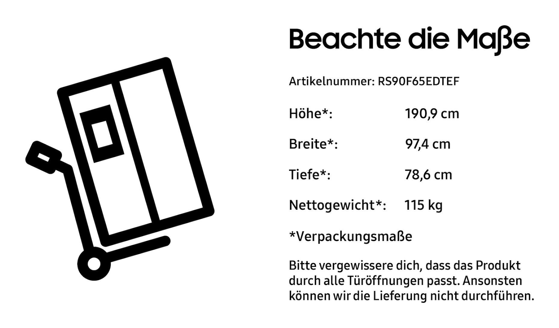 Samsung RS90F65EDT amerikaanse koelkast Vrijstaand 640 l D Roestvrijstaal - Afbeelding 3