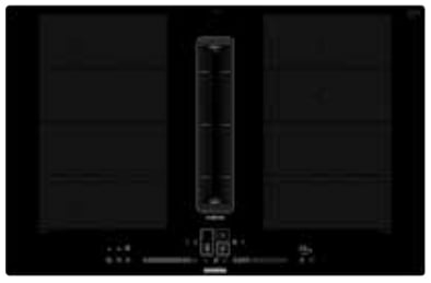 Siemens iQ700 EX80BNX68E kookplaat Zwart Ingebouwd 80 cm Keramisch Inbouw afzuigkap - Afbeelding 3