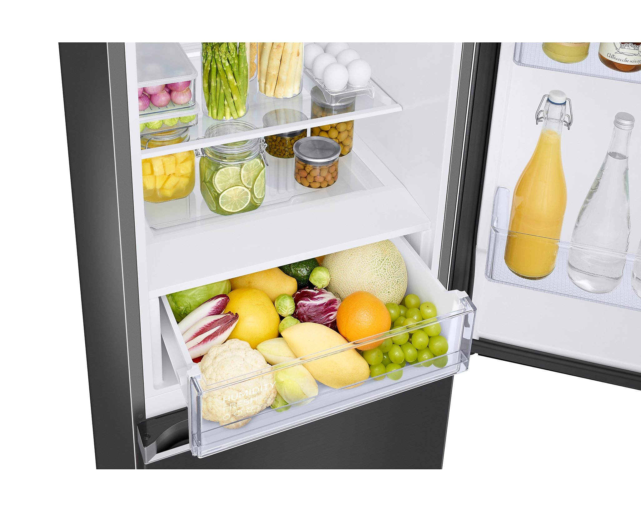 Samsung RB34C602EB1 koel-vriescombinatie Vrijstaand 344 l E Zwart - Afbeelding 9