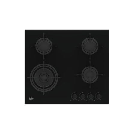 Beko HILW 64120 S kookplaat Zwart Ingebouwd Gaskookplaat 4 zone(s) DHZ2662
