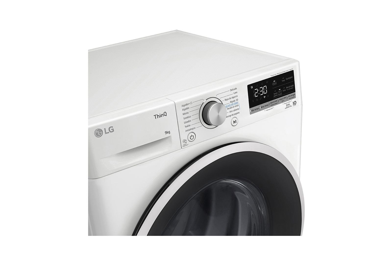 LG RH90V5AV6N wasdroger Vrijstaand Voorbelading 9 kg Wit - Afbeelding 7