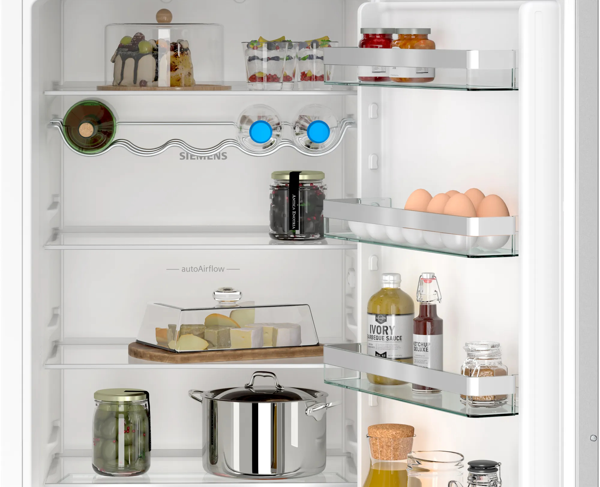 Siemens iQ300 KI96NVFD0 koel-vriescombinatie Ingebouwd 290 l D Wit - Afbeelding 5