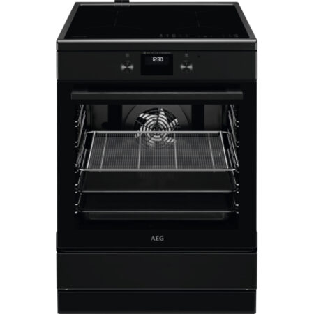 AEG CIB6640AAB Vrijstaand fornuis A Electrisch Inductiekookplaat zones Zwart