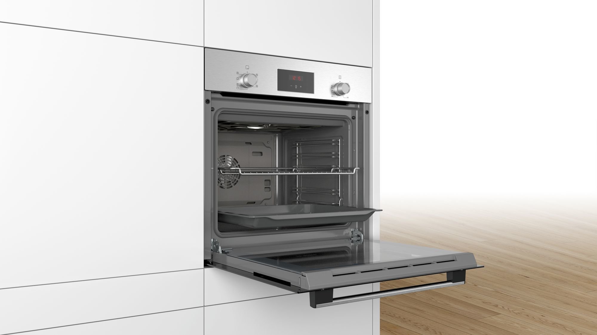 Bosch Serie 2 HBF133BR0 oven 66 l Zwart, Roestvrijstaal DHZ2728 - Afbeelding 5