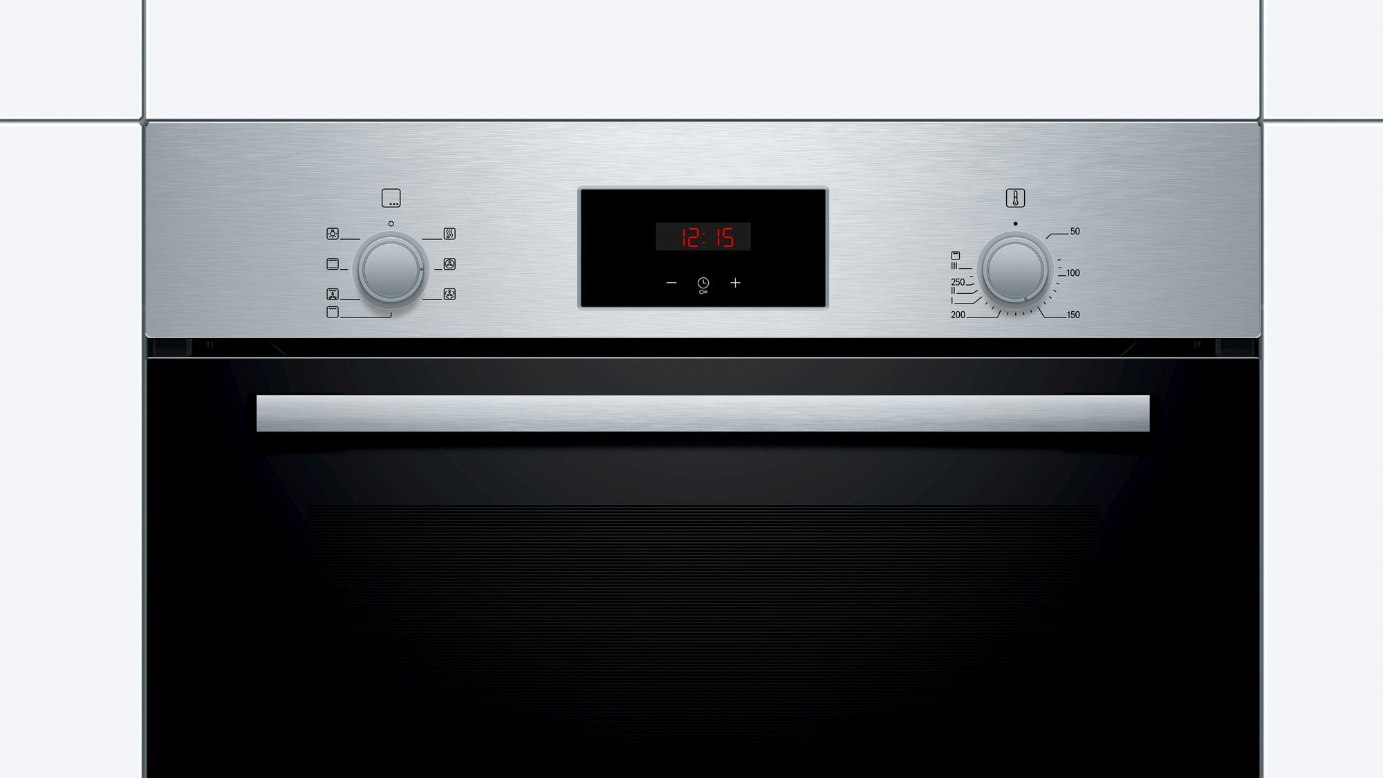 Bosch Serie 2 HBF133BR0 oven 66 l Zwart, Roestvrijstaal DHZ2728 - Afbeelding 3