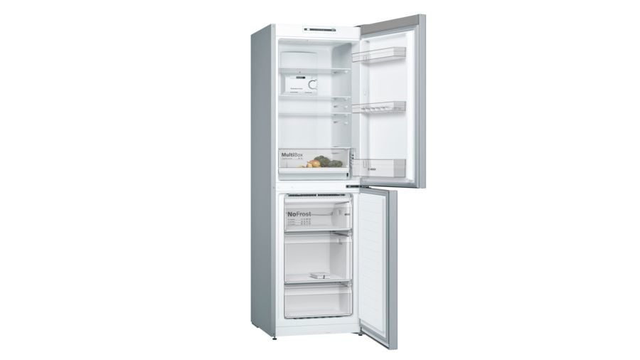 Bosch Serie 2 KGN34NLEA koel-vriescombinatie Vrijstaand 300 l E Roestvrijstaal - EWO3310 - Afbeelding 5