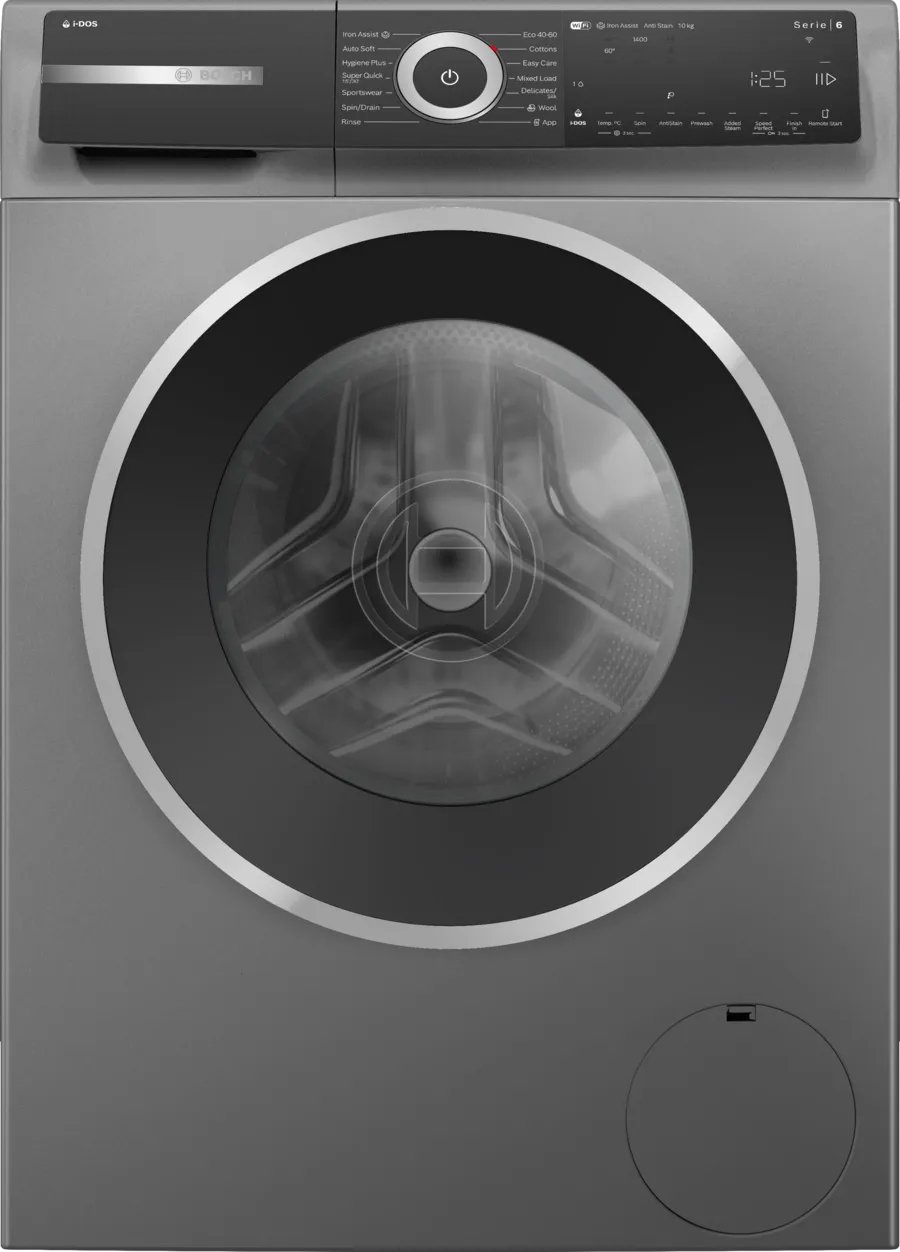 Bosch Serie 6 WGH254ARGB wasmachine Voorbelading 10 kg 1400 RPM Grijs - EWO3349