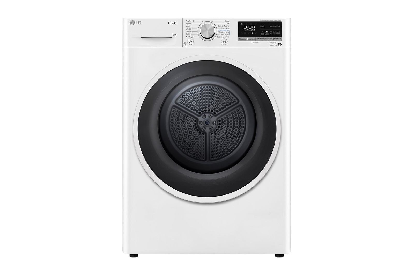LG RH90V5AV6N wasdroger Vrijstaand Voorbelading 9 kg Wit - Afbeelding 15