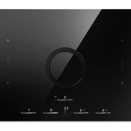 Elica NikolaTesla Switch Glow EVO BL/A/83 Zwart Ingebouwd 83 cm Inductiekookplaat zones 4 zone(s) Inbouw afzuigkap