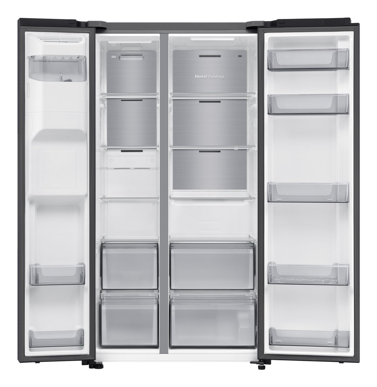 Samsung RS70F64KDF amerikaanse koelkast Vrijstaand 640 l D Zwart - Afbeelding 6