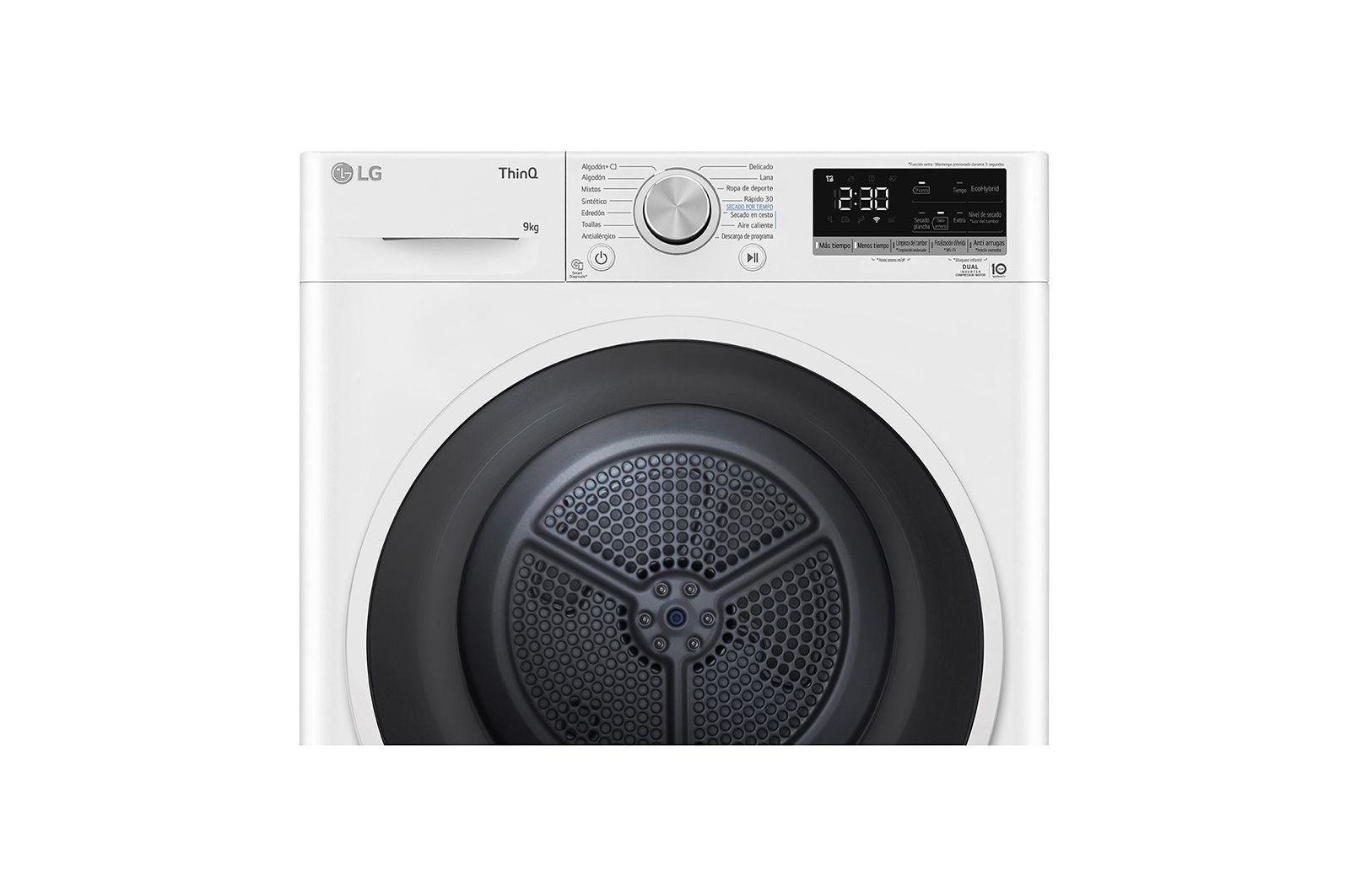 LG RH90V5AV6N wasdroger Vrijstaand Voorbelading 9 kg Wit - Afbeelding 5