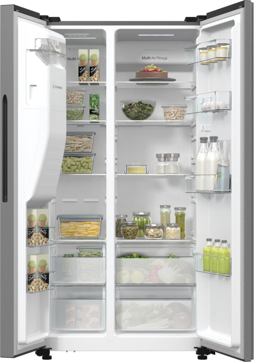 Hisense RS5P535NPCE amerikaanse koelkast Vrijstaand 566 l E Roestvrijstaal - Afbeelding 5