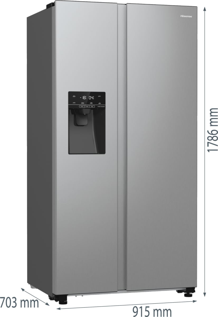 Hisense RS5P535NPCE amerikaanse koelkast Vrijstaand 566 l E Roestvrijstaal - Afbeelding 10