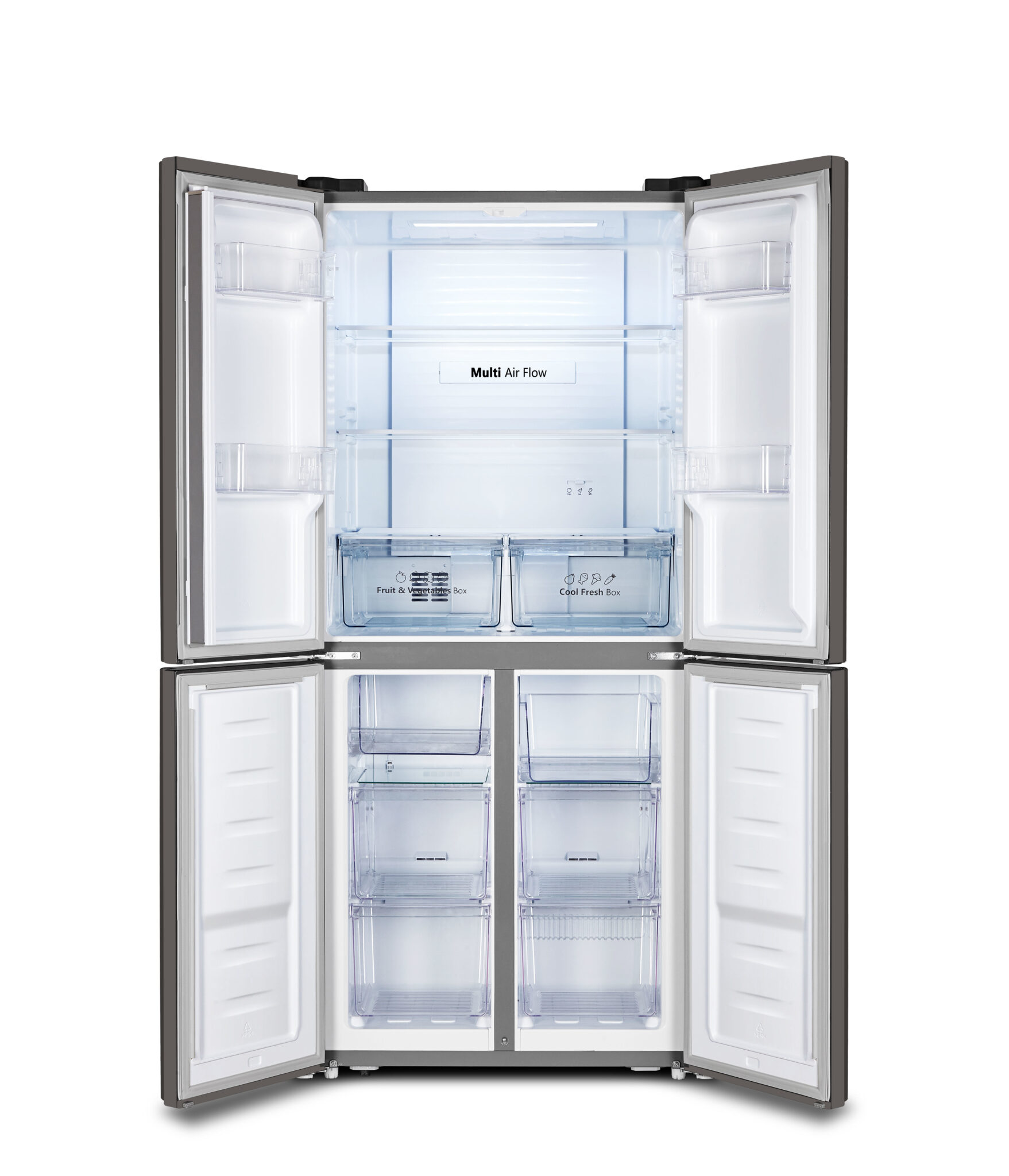 Fridgemaster MQ79394ES amerikaanse koelkast Vrijstaand 427 l E Zilver - EWO3319 - Afbeelding 4