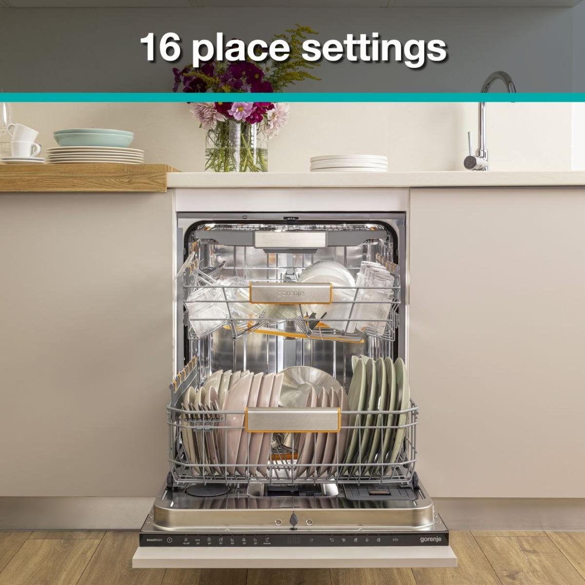 Gorenje G600 ULTRA16BUAESX Volledig ingebouwd 16 couverts A DHZ2768 - Afbeelding 12