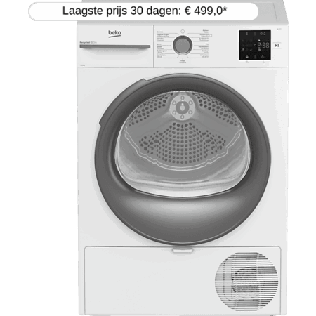 Beko BM3T3823WMM 8Kg warmtepompdroger DHZ2666APD