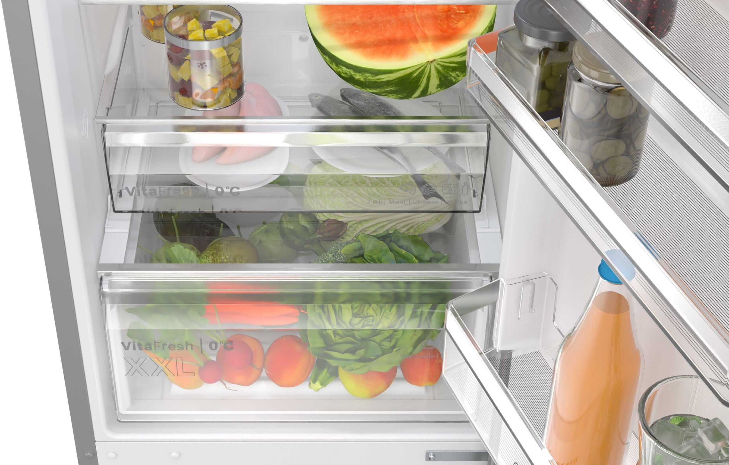 Bosch Serie 4 KGN392LAG koel-vriescombinatie Vrijstaand 363 l A Metallic - EWO3418 - Afbeelding 7