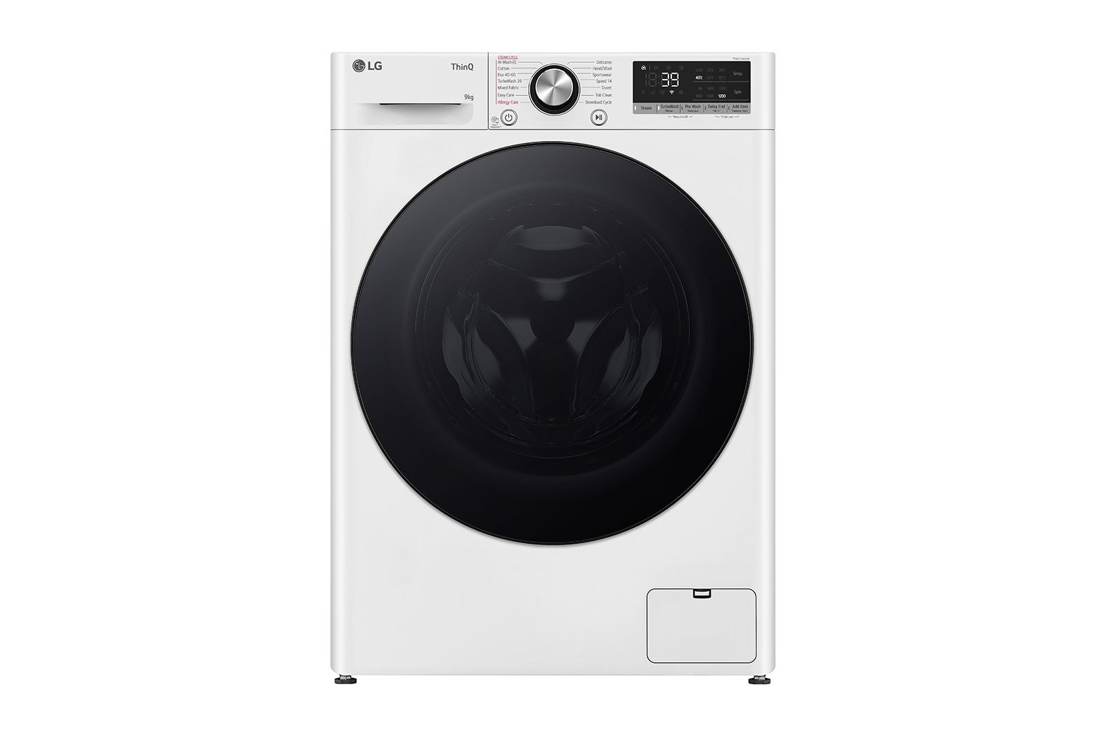 LG F2V7SLIM9 wasmachine Voorbelading 9 kg 1160 RPM Wit - EWO3445 - Afbeelding 18