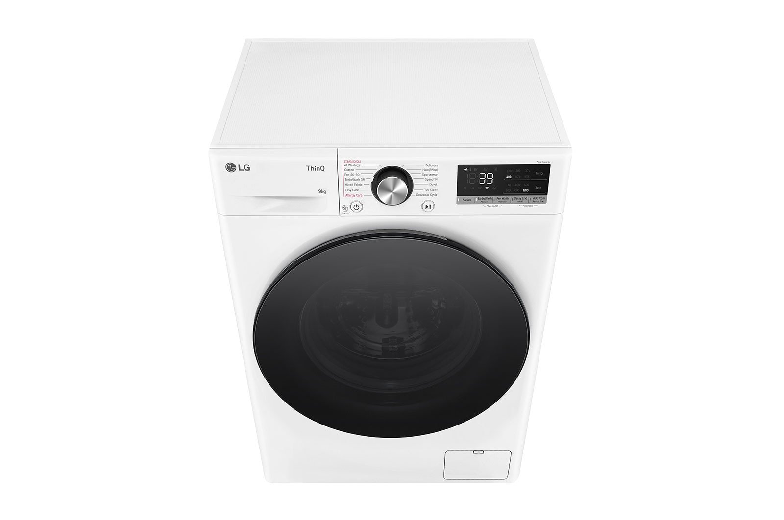 LG F2V7SLIM9 wasmachine Voorbelading 9 kg 1160 RPM Wit - EWO3445 - Afbeelding 10