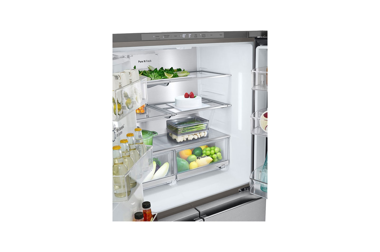 LG GMG960MBEE amerikaanse koelkast Vrijstaand 638 l E Roestvrijstaal - Afbeelding 7