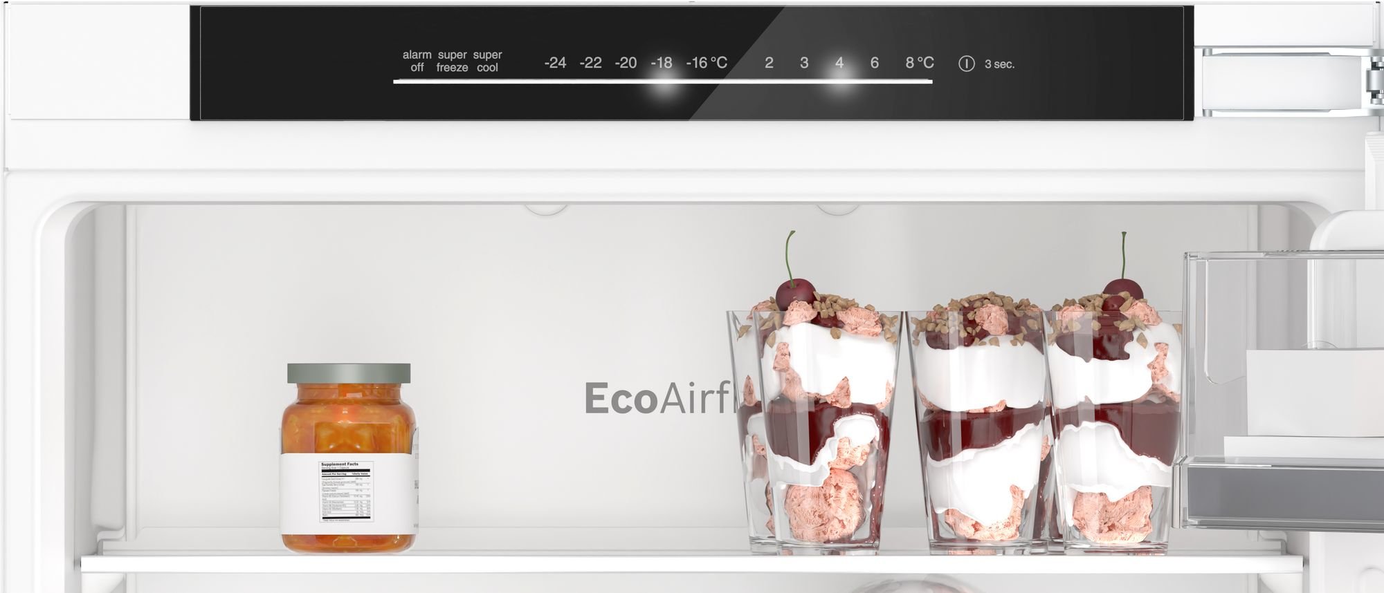 Bosch KIN86ADD0 koel-vriescombinatie Ingebouwd 260 l D Wit - Afbeelding 3