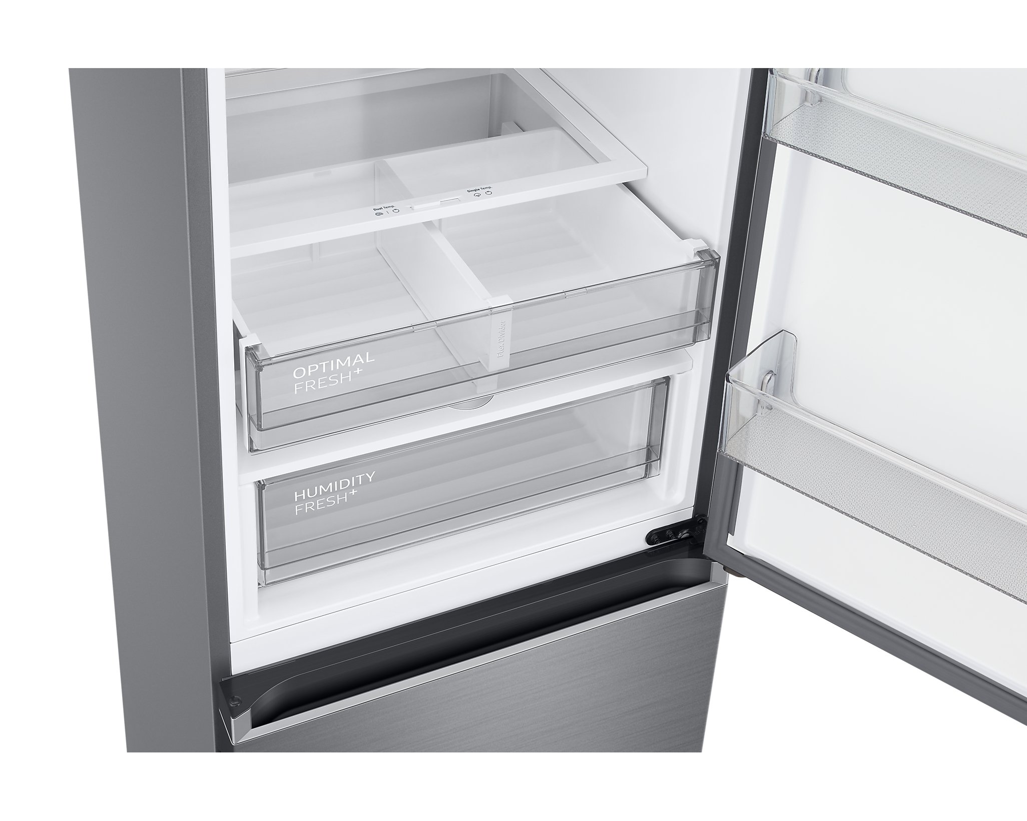 Samsung RL38C776ASR/EG koel-vriescombinatie Vrijstaand 387 l A Zilver - EWO3467 - Afbeelding 7