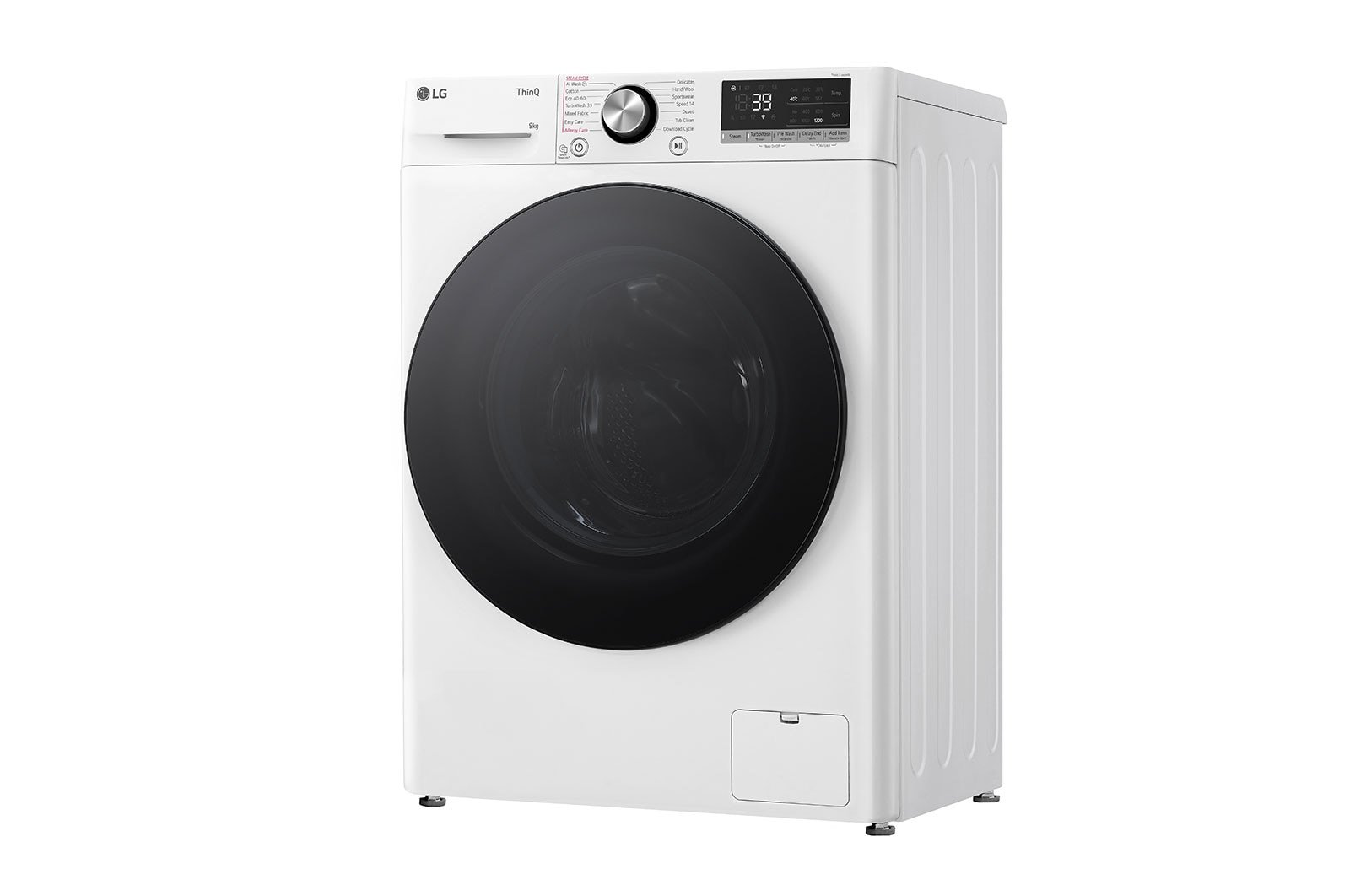 LG F2V7SLIM9 wasmachine Voorbelading 9 kg 1160 RPM Wit - EWO3445 - Afbeelding 13